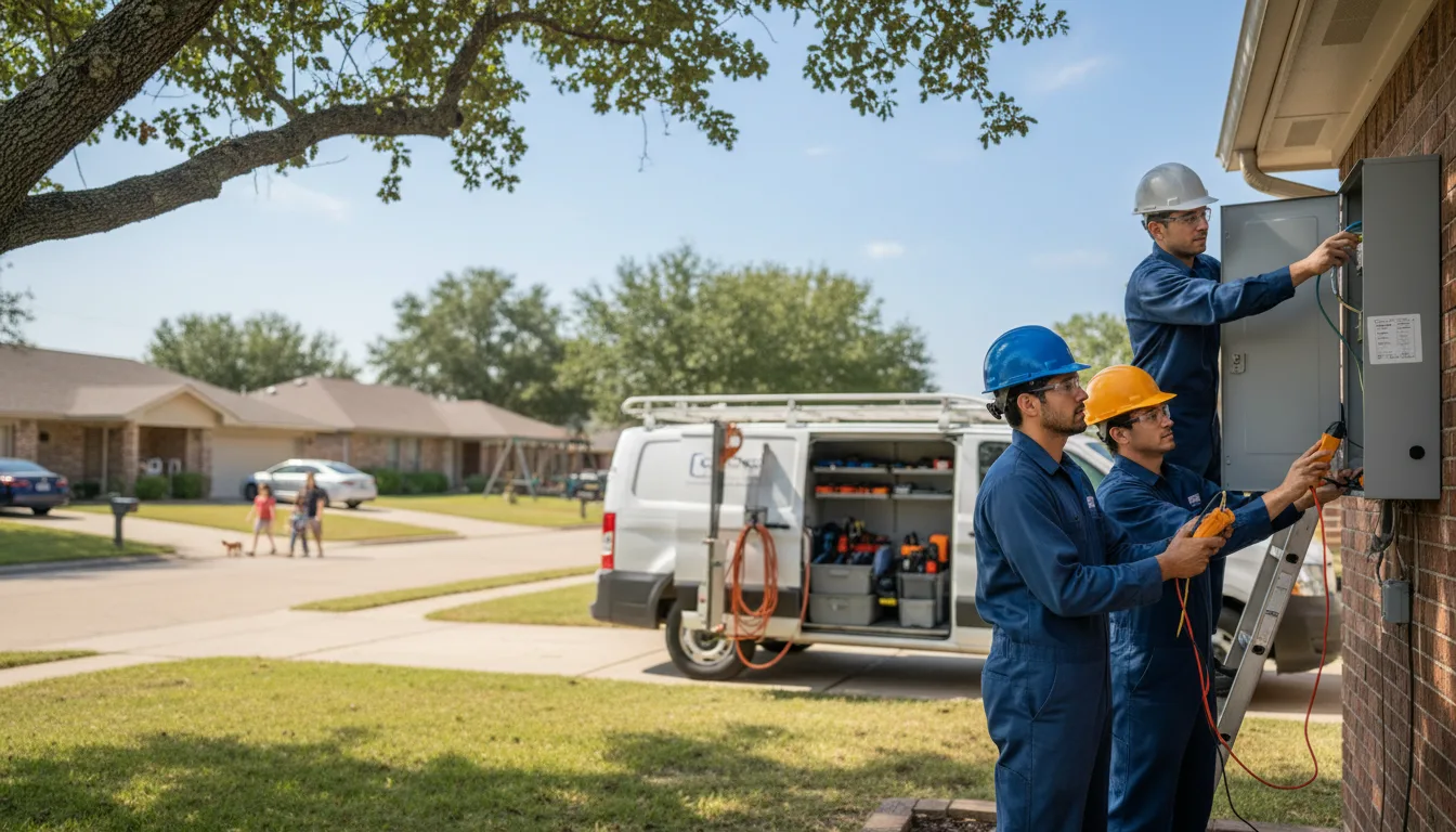 Certified electrician providing emergency electrical services in Reubens, ID